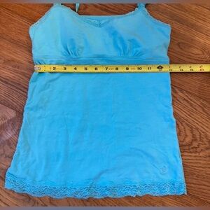 Blue Lace Trim Cami